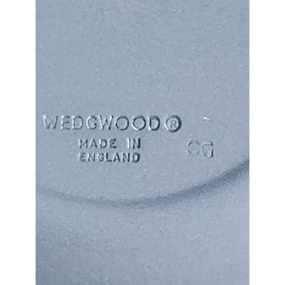 Wedgwood Blue White Jasperware Ashtray 3 Slots Cupid Asleep England - Picture 4 of 4